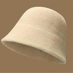 Muyaxue Beige Bucket Hat | Melange Style